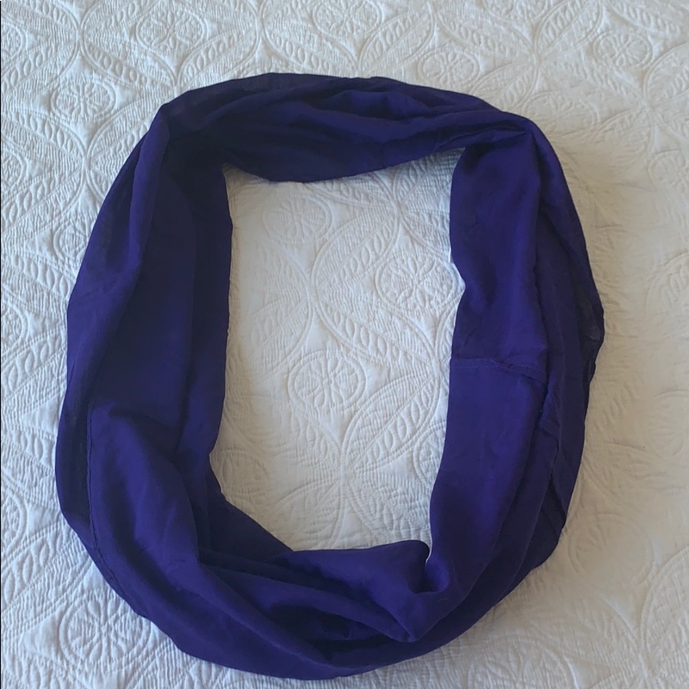 Loop scarf purple- bluish
